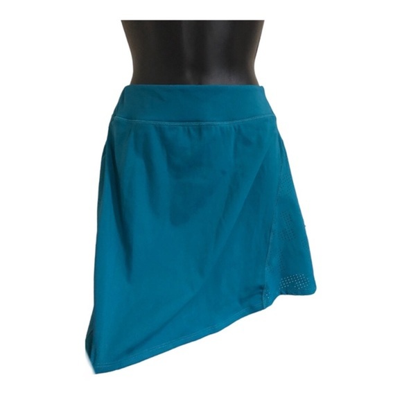 Sincerely Jules teal tennis golf active mesh‎ skort size large new - Picture 14 of 14